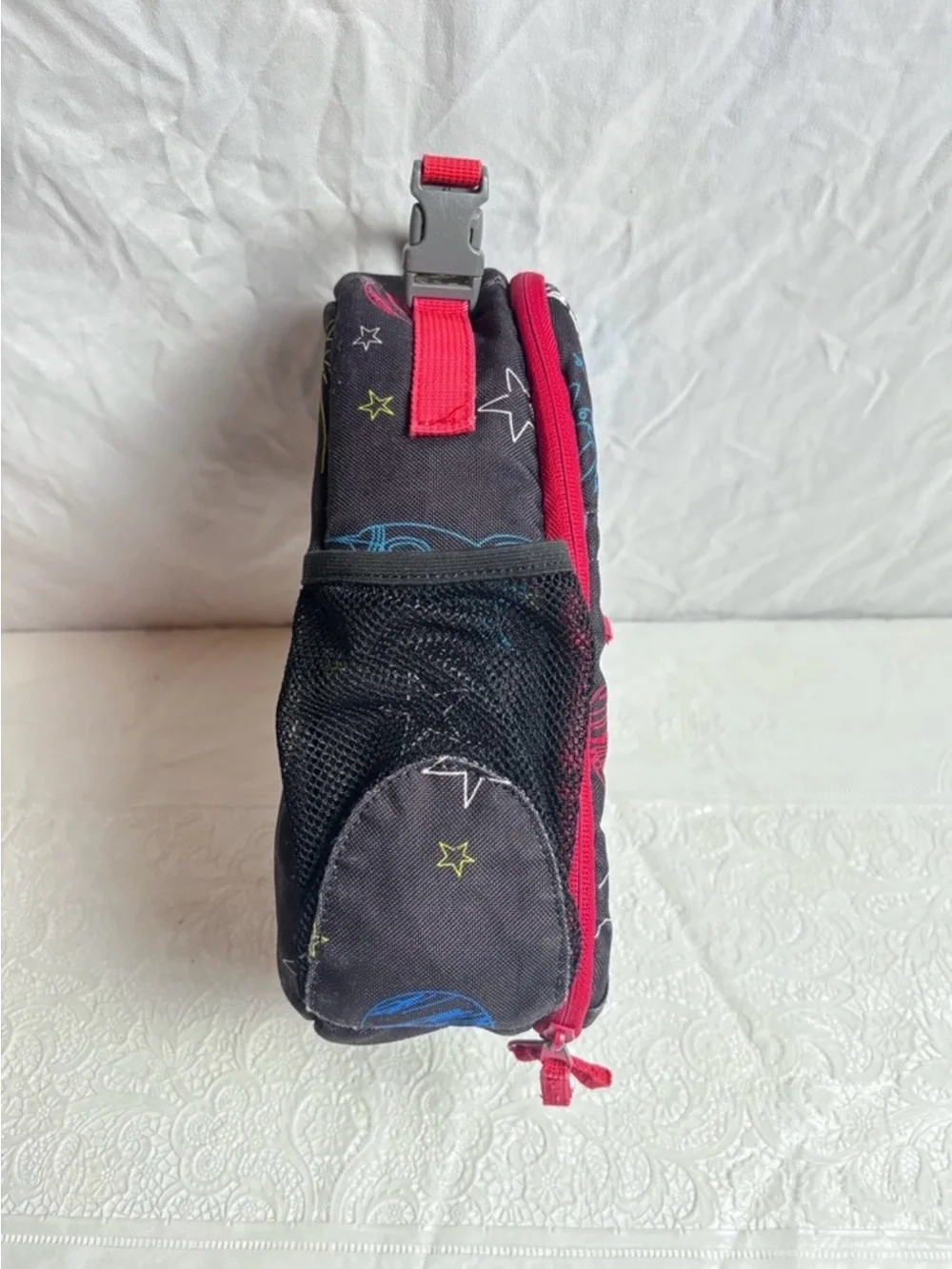 Lands' End Kids Lunch Backpack Space Print, Bento Box Drink Box, Food Container